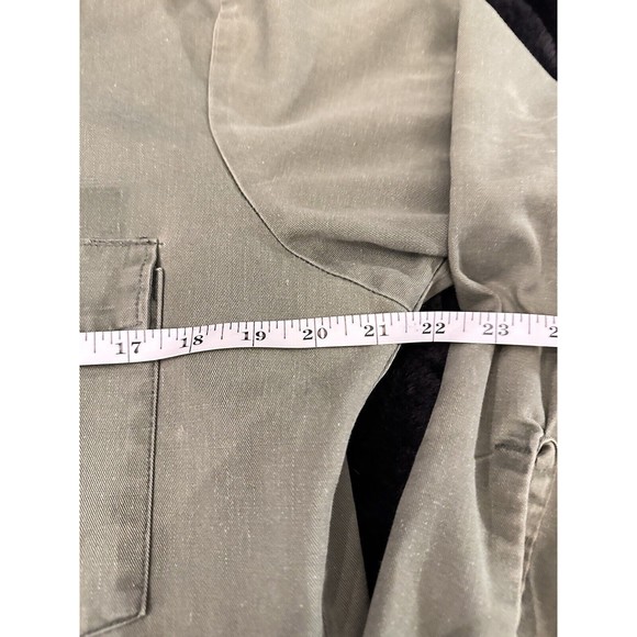 US Army Field Jacket Size Small  Green 1970s Military Olive Faded - Picture 8 of 13